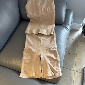 Beige Shapewear Set